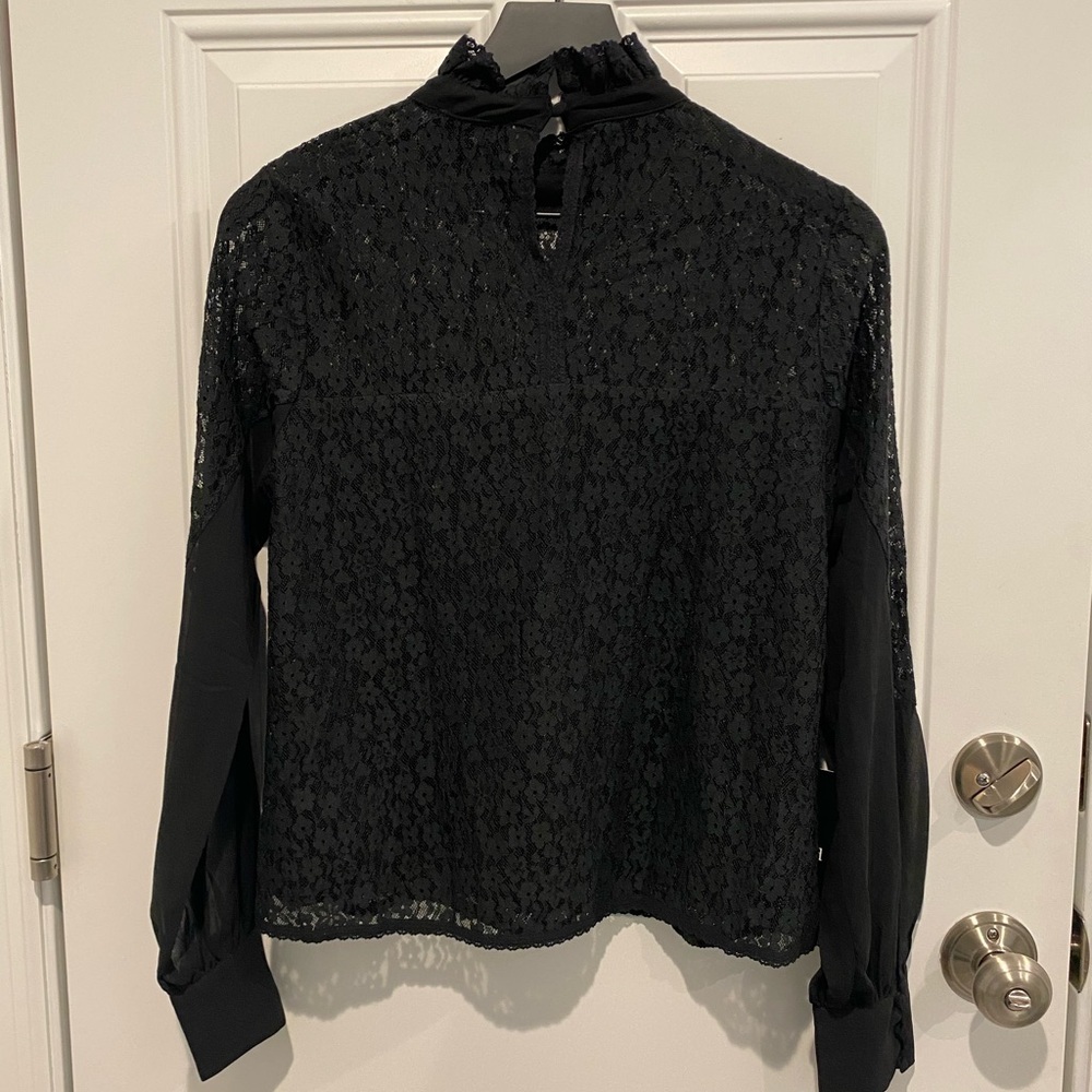 Tuckernuck Rosalee Black Lace Top Women’s Size Small NWT - Picture 4 of 12
